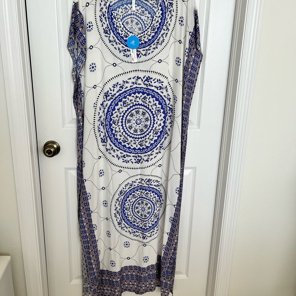 Cupshe Medallion Caftan Maxi Beach Cover-Up ONE SIZE 2 Available